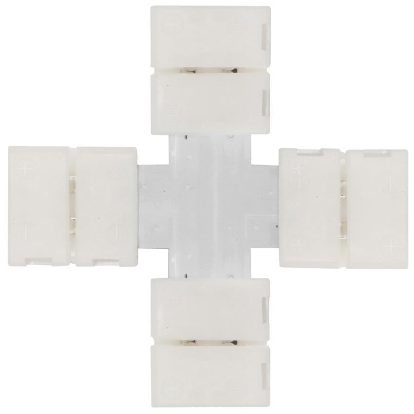Kreuz-Verbinder mit Klemmanschluss 2 polig Kreuz-Verbinder mit Klemmanschluss 2 polig