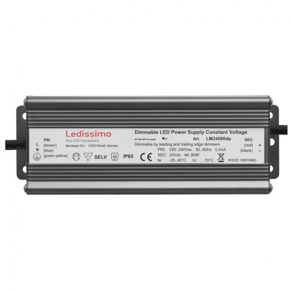 LED-Netzteil, 24V-DC/48-80W LED-Netzteil, 24V-DC/48-80W