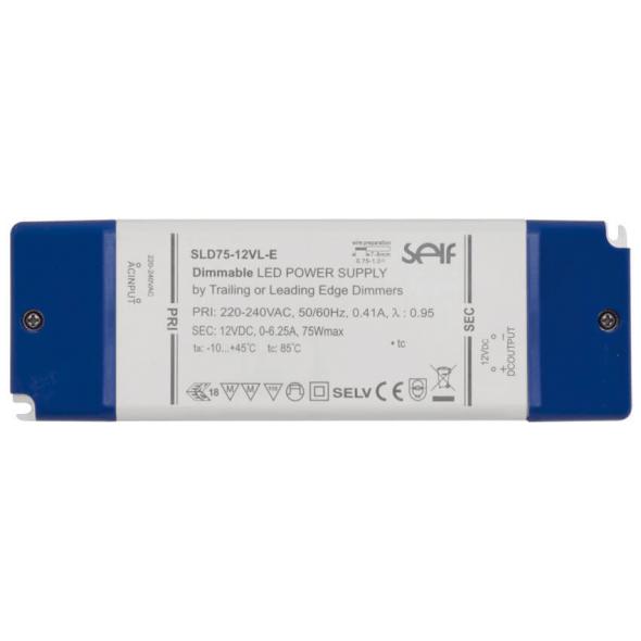 LED-Netzteil 12V-DC/12-75W IP20 dimmbar LED-Netzteil 12V-DC/12-75W IP20 dimmbar