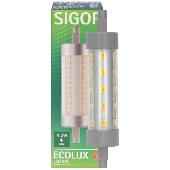 LED-Stablampe R7s 2700K 6,5W L=118mm LED-Stablampe R7s 2700K 6,5W L=118mm