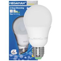 LED-Lampe 9,5W E27 810lm matt dimmbar IP23
