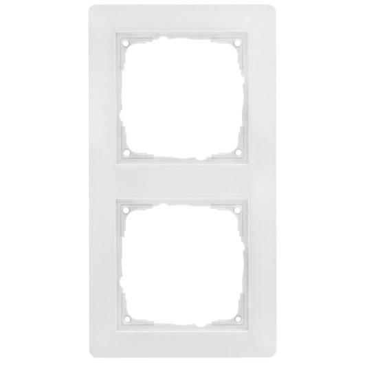 Abdeckrahmen 2-fach reinweiß K55 Abdeckrahmen 2-fach reinweiß K55
