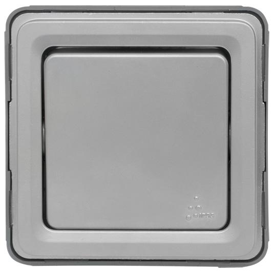 Kombi-Tastereinsatz IP55 grau Kombi-Tastereinsatz IP55 grau