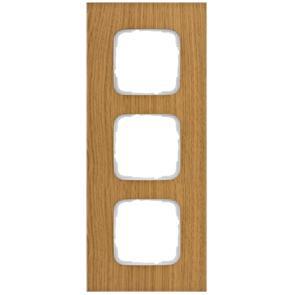 Abdeckrahmen 3-fach Holz Eiche SI Abdeckrahmen 3-fach Holz Eiche SI
