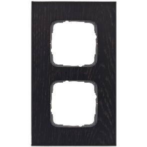 Abdeckrahmen 2-fach Holz Eiche Wenge schwarz Abdeckrahmen 2-fach Holz Eiche Wenge schwarz