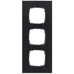 Abdeckrahmen 3-fach Holz Eiche Wenge schwarz Abdeckrahmen 3-fach Holz Eiche Wenge schwarz