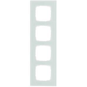 Abdeckrahmen 4-fach Glas mint/weiß SI Abdeckrahmen 4-fach Glas mint/weiß SI
