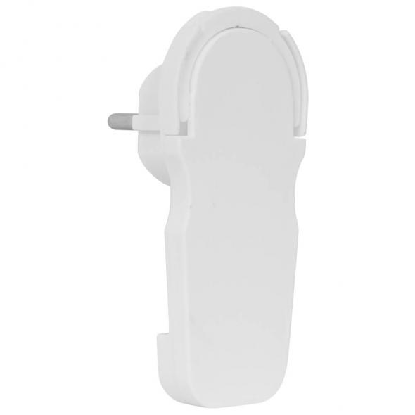 Schutzkontakt-Winkelstecker extraflach weiß Schutzkontakt-Winkelstecker extraflach weiß