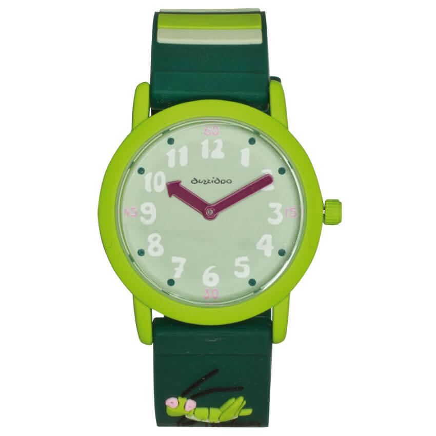 Kinder-Armbanduhr mit Quarzuhrwerk DUZZIDOO D=30 Grashüpfer Kinder-Armbanduhr mit Quarzuhrwerk DUZZIDOO D=30 Grashüpfer