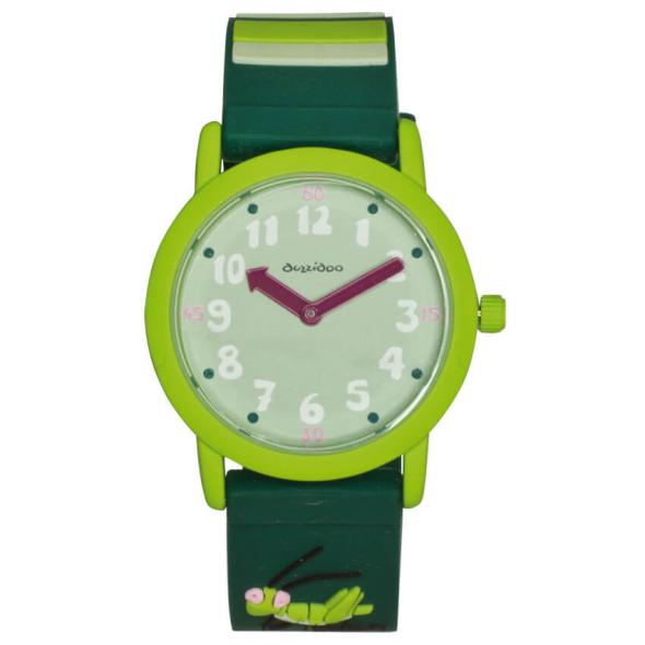 Kinder-Armbanduhr mit Quarzuhrwerk DUZZIDOO D=30 Grashüpfer Kinder-Armbanduhr mit Quarzuhrwerk DUZZIDOO D=30 Grashüpfer