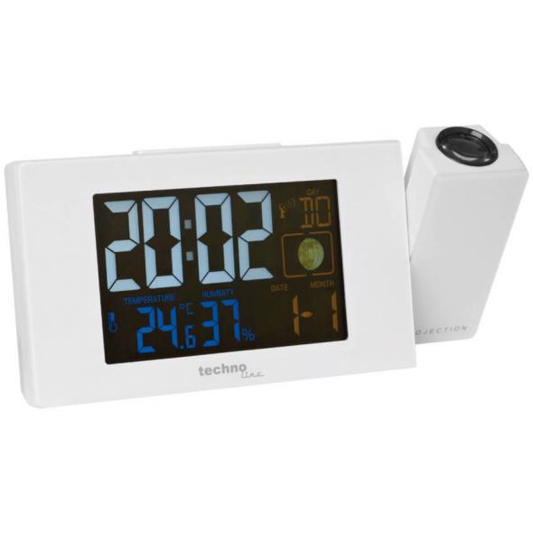Projektionswecker mit Funkuhrwerk,FARBIGE LCD-Anzeige Projektionswecker mit Funkuhrwerk,FARBIGE LCD-Anzeige