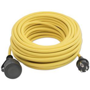 Schuko-Panzer-Verlängerung 25m gelb Schuko-Panzer-Verlängerung 25m gelb