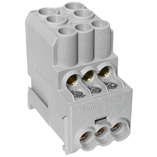 Unterverteilerblock grau Unterverteilerblock grau