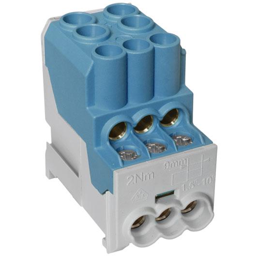 Unterverteilerblock blau Unterverteilerblock blau