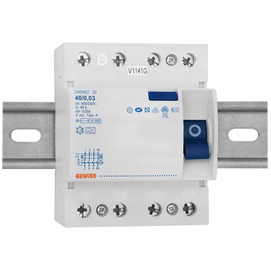 FI Schutzschalter 4-polig 40A 30mA 0,03A FI Schutzschalter 4-polig 40A 30mA 0,03A