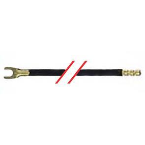 Verdrahtungsbrücken 6mm² L350 Adernendhülsen Gabelschuh Verdrahtungsbrücken 6mm² L350 Adernendhülsen Gabelschuh