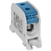 Reihenklemme für Cu/Alu-Leiter 50 mm² in modularer Bauform B 20 mm 1-polig blau