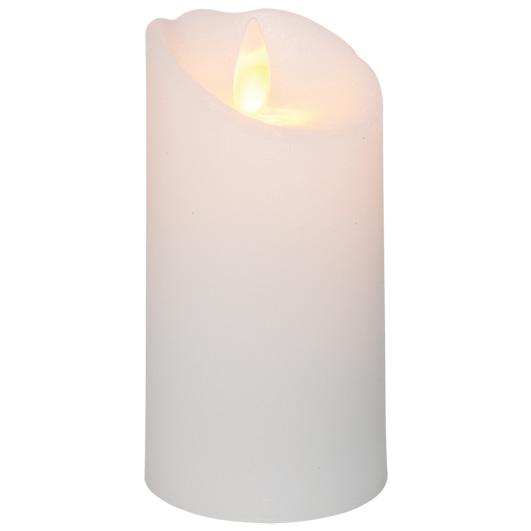 LED-Echtwachskerze GLOW, 1 orange LED H 105, Ø 55 batteriebetrieben LED-Echtwachskerze GLOW, 1 orange LED H 105, Ø 55 batteriebetrieben