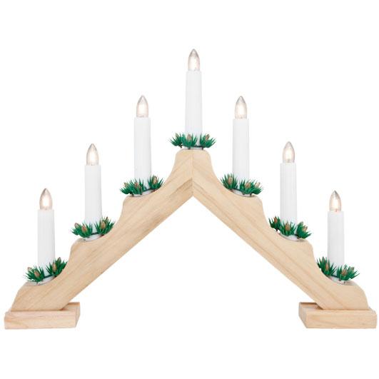 Weihnachtsleuchter schwedische Kiefer natur Weihnachtsleuchter schwedische Kiefer natur