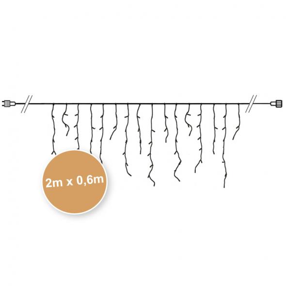 LED-Vorhang 100 superwarmweiße LEDs LED-Vorhang 100 superwarmweiße LEDs