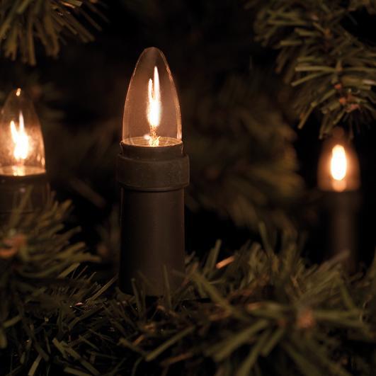 Weihnachtsbaumkette klar/grün 30 flammig Weihnachtsbaumkette klar/grün 30 flammig