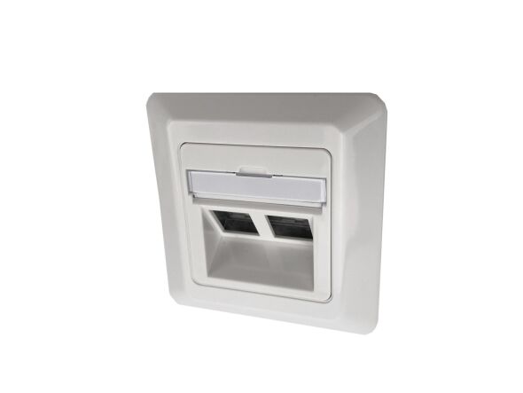 Rahmenset schräg f. 2xRJ45 UAXCSE-S0201-C040-BP Rahmenset schräg f. 2xRJ45 UAXCSE-S0201-C040-BP