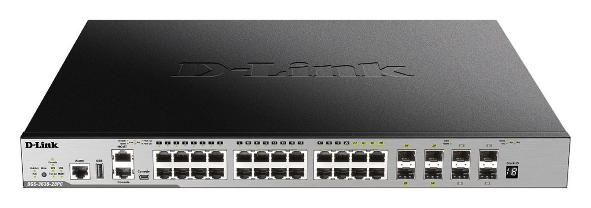 PoE Stack Switch DGS-3630-28PC/SI/E