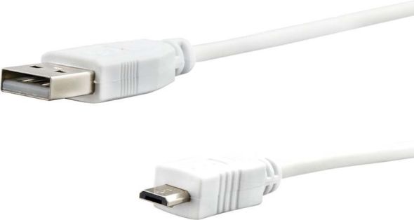 Micro-USB-Kabel AB CC549Wweiss Micro-USB-Kabel AB CC549Wweiss