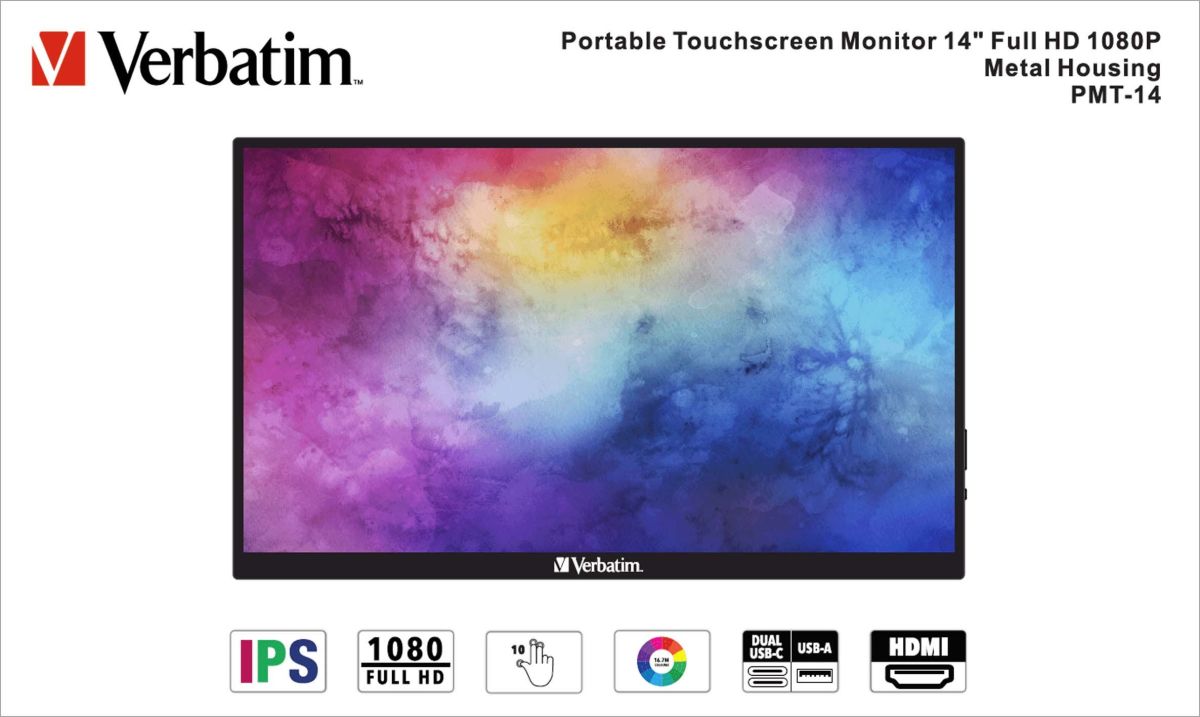 FHD Monitor portable VERBATIM 49591 FHD Monitor portable VERBATIM 49591