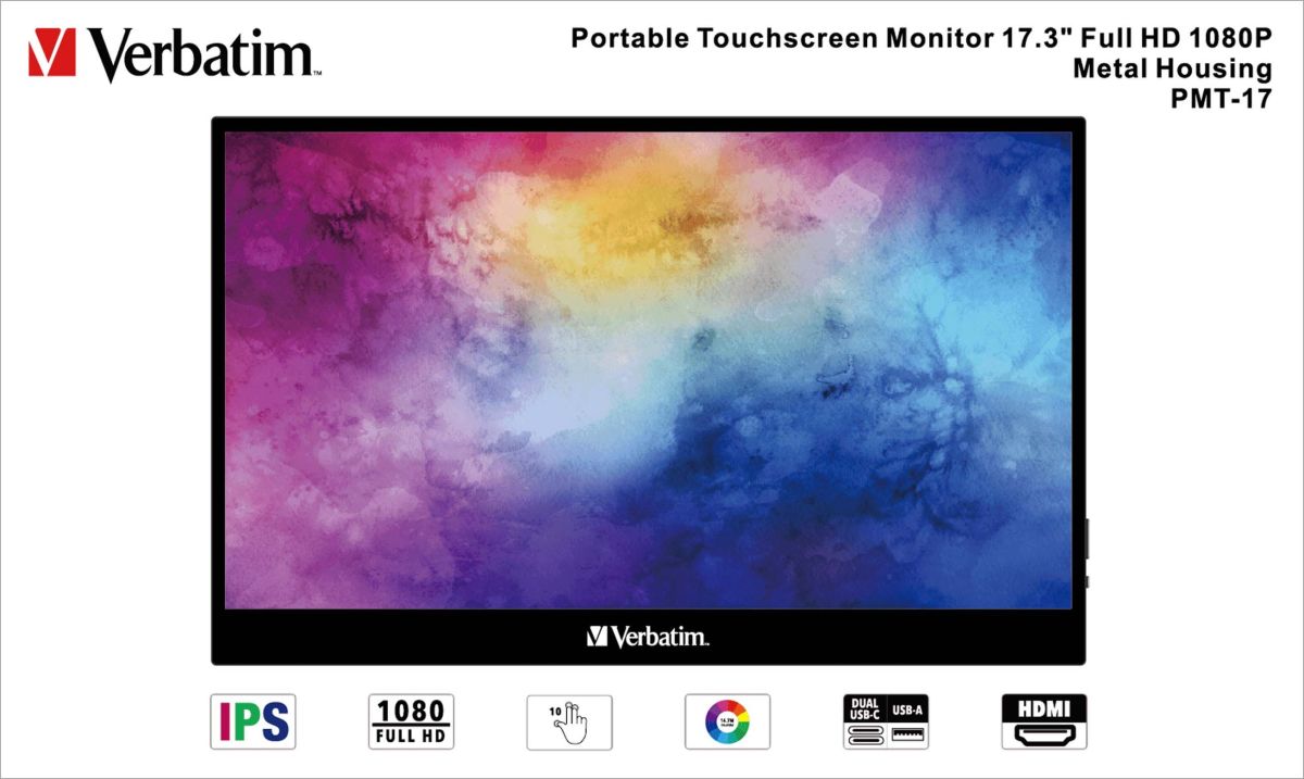 FHD Monitor portable VERBATIM 49593 FHD Monitor portable VERBATIM 49593