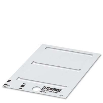 Einrastschildchen US-EMP (60X15) SR Einrastschildchen US-EMP (60X15) SR