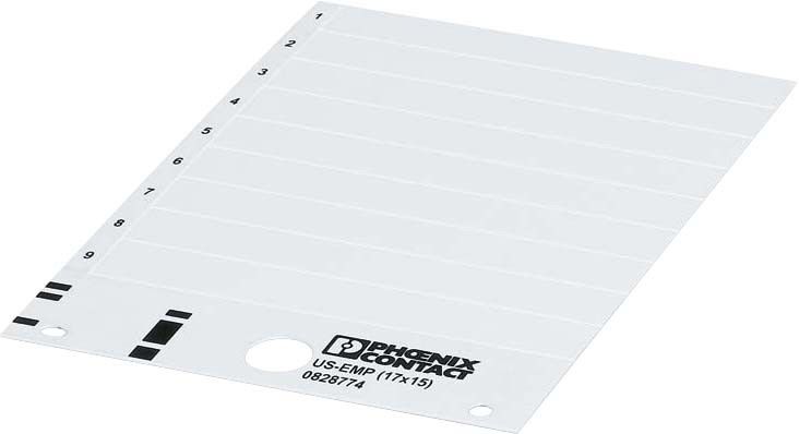 Einrastschild US-EMP (8,8X15) RD Einrastschild US-EMP (8,8X15) RD