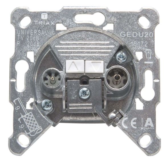 Antennensteckdose 2f. GEDU 20 Antennensteckdose 2f. GEDU 20