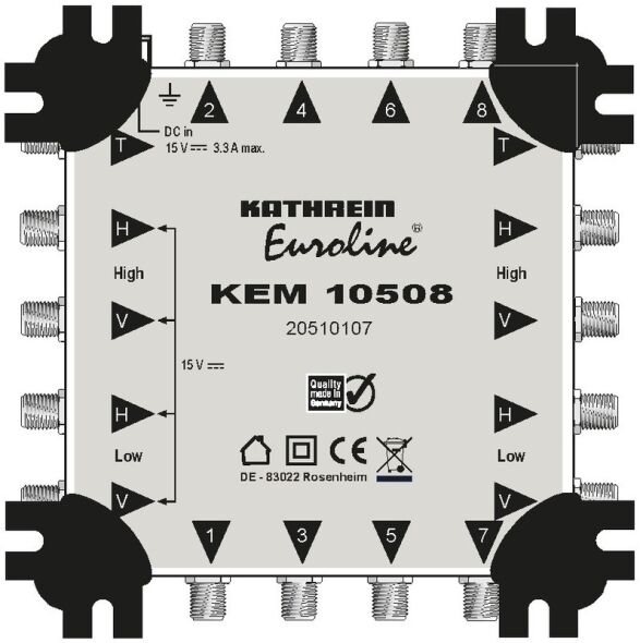 Sat-Matrix Durchgang KEM 10508 Sat-Matrix Durchgang KEM 10508