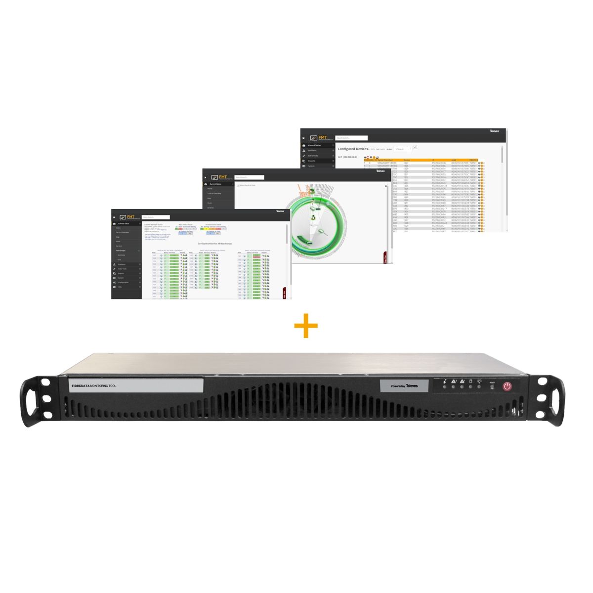 Fibredata Server+Überw. RSU