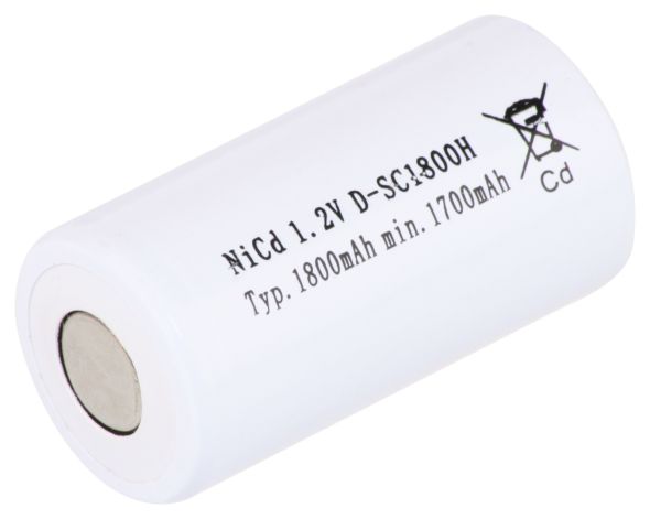 Akku 1,2V Sub-C D-SC1800H Akku 1,2V Sub-C D-SC1800H