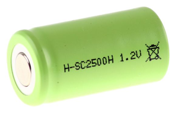 Akku 1,2V Sub-C H-SC2500H Akku 1,2V Sub-C H-SC2500H