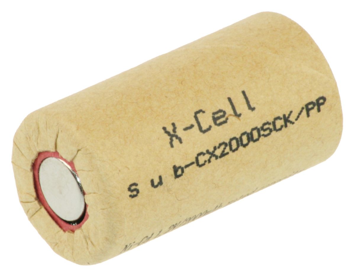 Akku Ni-Cd 1,2V Sub-C X2000SCK/PP