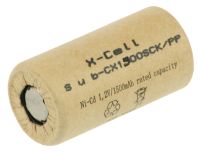 Akku Ni-Cd 1,2V Sub-C X1500SCK/PP