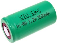 Akku Ni-MH 1,2V Sub-C X3600SCR
