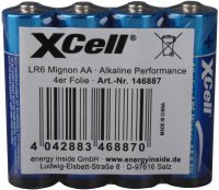 Batterie 1,5V Mignon AA LR6 AA 4pcs/shrink