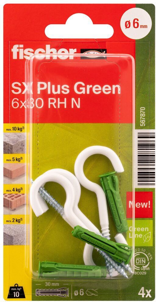 Dübel SX Plus SXPl.6x30RHNK(VE4)