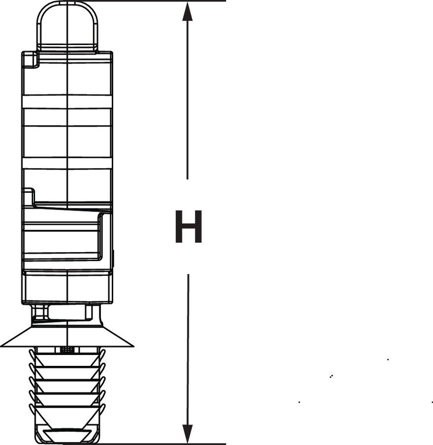 Befestigungsclip für Rohre 151-02218