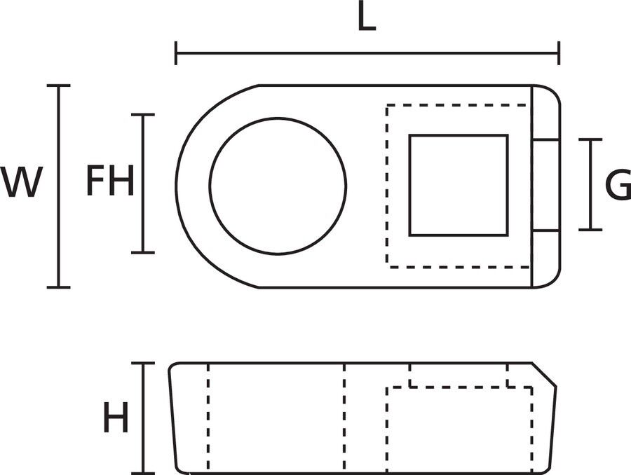 Befestigungssockel LKM PA66 NA 100
