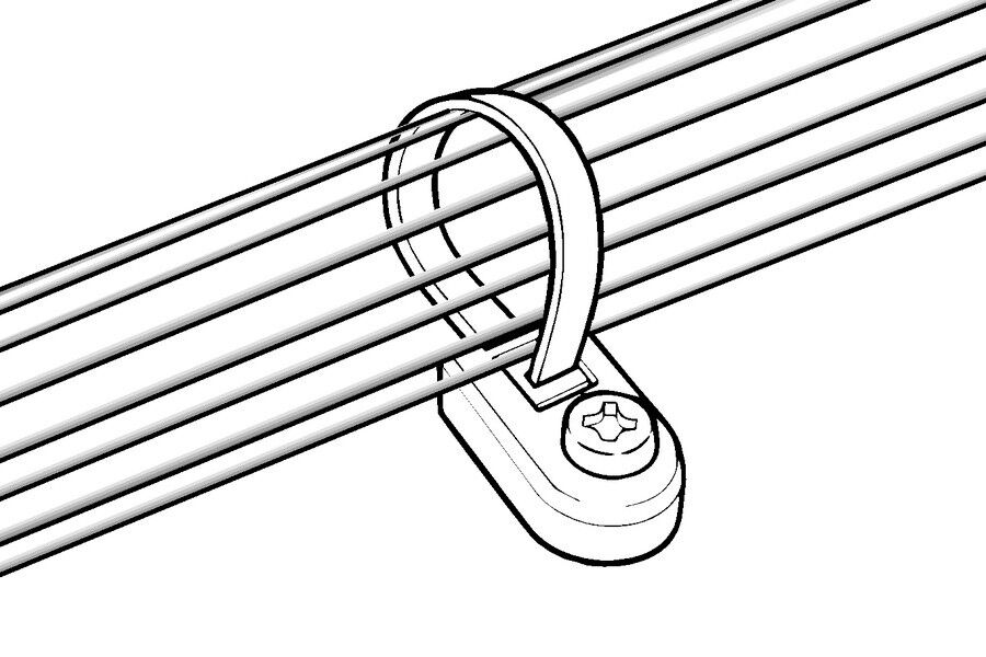 Befestigungssockel LKM PA66 NA 100