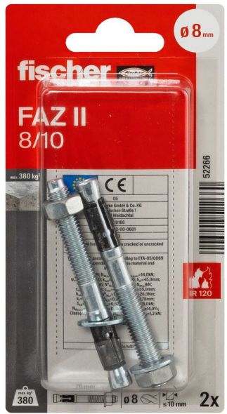 Bolzenanker FAZ II Plus 8/5 K Bolzenanker FAZ II Plus 8/5 K
