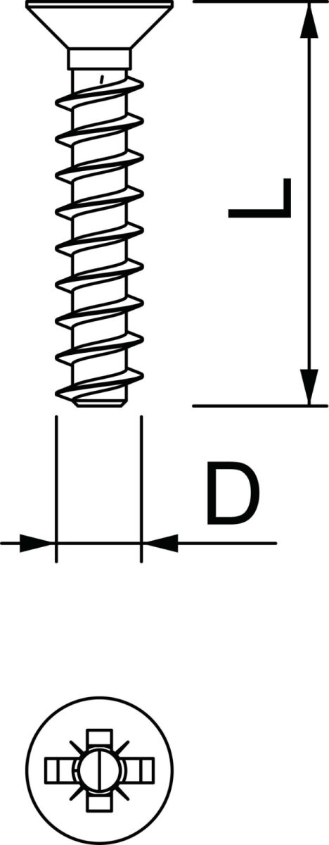 Geräteschraube KGS 15 G