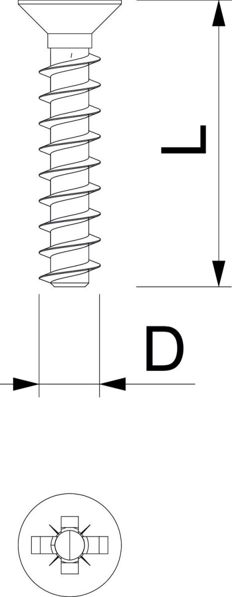 Geräteschraube KGS 15 G