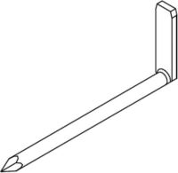 Hakennägel 3x80mm 1931104