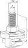 Hammerkopfschraube FHS CLIX 10x40